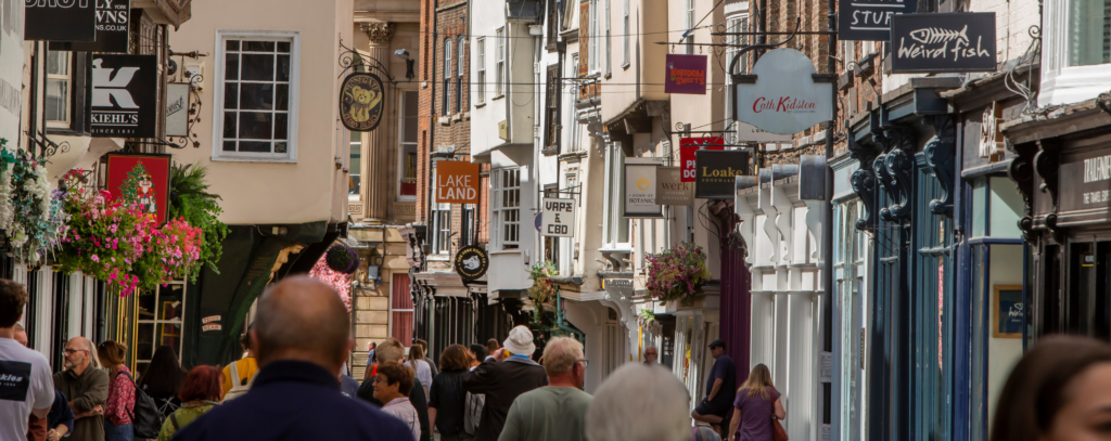 Shoppers on Stonegate