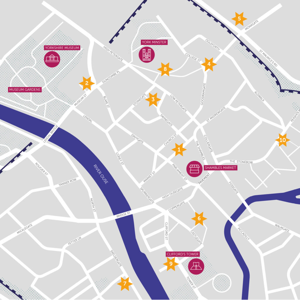 Nutcracker map_23Stars-RGB The York Nutcracker Trail Map