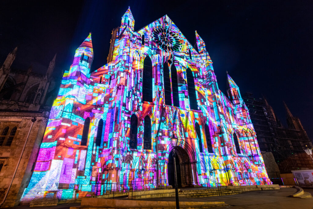 An image showing Colour and Light at York Minster