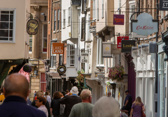 Shoppers on Stonegate